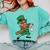 Leprechaun Baseball St Patricks Day Saint Pattys Men Boys Comfort Colors Sweatshirt Butter