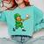 Leprechaun Playing Baseball St Patricks Day Men Boys Kids Comfort Colors Sweatshirt Butter