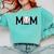 Loud & Proud Baseball Mom Softball Mother Women Mommy Comfort Colors Sweatshirt Butter