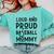 Loud & Proud Baseball Mommy Sports Lover Mom Women Comfort Colors Sweatshirt Butter