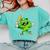 Lucky Shamrock Playing Baseball St Patrick's Kids Boys Comfort Colors Sweatshirt Butter