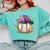 Mardi Gras Baseball Jester Hat Fleur De Lis Boys Girls Kids Comfort Colors Sweatshirt Butter