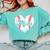 Mother's Day Distressed Heart Baseball Mom Mama Sport Fan Comfort Colors Sweatshirt Butter