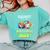 Nanny Of The Birthday Boy Baseball Football Colorful Comfort Colors Sweatshirt Butter