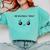 No Baseball Today Minimalist Sad Face Baseball Lover Comfort Colors Sweatshirt Butter