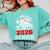 Proud Mom Of A 2026 Senior Baseball Graduation 2026 Comfort Colors Sweatshirt Butter