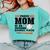 Proud Mom Of An Awesome Baseball Player Baseball Mom Comfort Colors Sweatshirt Butter