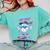 Respect The Drip Baseball Bat Sunglasses Mascot Comfort Colors Sweatshirt Butter
