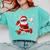 Santa Baseball Christmas Pajamas Xmas Men Boy Toddlers Comfort Colors Sweatshirt Butter