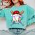 Santa Sports Christmas Baseball Player Comfort Colors Sweatshirt Butter Santa Sports Christmas Baseball Player Comfort Colors Sweatshirt Butter