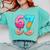 Six Seven 6-7 Baseball Ice Cream Drip 67 Meme Hands Comfort Colors Sweatshirt Butter