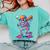 Skelton Playing Baseball Halloween Baseball Drip Boys Kids Comfort Colors Sweatshirt Butter