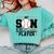 My Son Is My Favorite Baseball Player Baseball Mom Comfort Colors Sweatshirt Butter