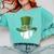 St Patricks Day Shamrock Baseball Saint Paddy's Kids Boys Comfort Colors Sweatshirt Butter