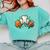 St Patricks Day Shamrock Sports Baseball Basketball Football Comfort Colors Sweatshirt Butter