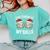 Stop Staring At My Balls Comedy Christmas Baseball Comfort Colors Sweatshirt Butter
