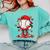 Valentine Baseball Drip Ice Cream Youth Boys Couples Comfort Colors Sweatshirt Butter
