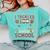 Women's 100 Days Of School Boys Kids Baseball Comfort Colors Sweatshirt Butter