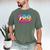 100 Days Of School Baseball Ice Cream Drip For Teacher Kid Men's Comfort Colors T-Shirt Moss