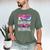 100 Days Of School Baseball Lover Donut Drip Boy Girl Men's Comfort Colors T-Shirt Moss