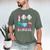 100 Days Of School Boys Kids 100th Day Of School Baseball Men's Comfort Colors T-Shirt Moss