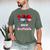 100 Days Of School Dripping Baseball 100th Day Teacher Boy Men's Comfort Colors T-Shirt Moss