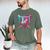 12th Birthday Boys Baseball Ice Cream Drip Boys Baseball Men's Comfort Colors T-Shirt Moss