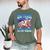 250 Years 1776 2026 250th Baseball American Flag 4th Of July Men's Comfort Colors T-Shirt Moss