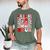 6 7 Bruh Six Seven Valentine Heart Baseball Men's Comfort Colors T-Shirt Moss