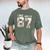 I Was 6 Now I'm 7 Year Old Birthday 67 Meme Baseball Bday Men's Comfort Colors T-Shirt Moss