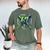 67 Baseball Drip Effect Urban Tee Style 6-7 Meme Graphic Men's Comfort Colors T-Shirt Moss