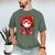 67 Baseball Drip Valentine's Day Men's Comfort Colors T-Shirt Moss
