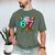 67 Baseball Ice Cream Drip Kids Men's Comfort Colors T-Shirt Moss