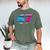 67 Crayon Cool Baseball Crayon 6 7 67 Men's Comfort Colors T-Shirt Moss
