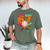 67 Ice Cream Drip Baseball Number 67 Player 67th Birthday Men's Comfort Colors T-Shirt Moss