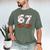 67 Trend Baseball Glove Number Style Men's Comfort Colors T-Shirt Moss 67 Trend Baseball Glove Number Style Men's Comfort Colors T-Shirt Moss