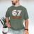 67 Trend Baseball Six Seven Number For Boys Men Men's Comfort Colors T-Shirt Moss 67 Trend Baseball Six Seven Number For Boys Men Men's Comfort Colors T-Shirt Moss