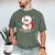 9 Years Old Baseball Birthday Boy 9th Bday Party Men's Comfort Colors T-Shirt Moss