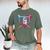 9th Birthday Boys Baseball Ice Cream Drip Boys Baseball Men's Comfort Colors T-Shirt Moss