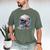 Baseball Catcher Mask Ice Cream Dripping Baseball Boys Men's Comfort Colors T-Shirt Moss