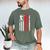 Baseball Dad Baseball American US Flag Baseball Sport Team Premium Men's Comfort Colors T-Shirt Moss Baseball Dad Baseball American US Flag Baseball Sport Team Premium Men's Comfort Colors T-Shirt Moss