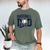 Baseball Dad Daddy Papa Men's Comfort Colors T-Shirt Moss