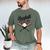 Baseball Dad For Father's Day Game Day Celebration Men's Comfort Colors T-Shirt Moss