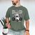 Baseball Dad Goose Sports Lover Father's Day Tee Men's Comfort Colors T-Shirt Moss