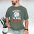 Baseball Dad Happy Fathers Day Dad Daddy Baseball Lover Men's Comfort Colors T-Shirt Moss