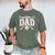 Baseball Dad Happy Fathers Day Premium Tri-Blend Men's Comfort Colors T-Shirt Moss Baseball Dad Happy Fathers Day Premium Tri-Blend Men's Comfort Colors T-Shirt Moss