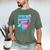 Baseball Dad Home Plate Ice Cream Drip Father's Day Men's Comfort Colors T-Shirt Moss Baseball Dad Home Plate Ice Cream Drip Father's Day Men's Comfort Colors T-Shirt Moss