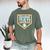 Baseball Dad Ice Cream Drip Home Plate Cool Fathers Day Men's Comfort Colors T-Shirt Moss Baseball Dad Ice Cream Drip Home Plate Cool Fathers Day Men's Comfort Colors T-Shirt Moss