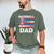 Baseball Dad For Men American Flag 4th Of July Fathers Day Men's Comfort Colors T-Shirt Moss Baseball Dad For Men American Flag 4th Of July Fathers Day Men's Comfort Colors T-Shirt Moss