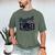 Baseball Dad Proud Fathers Sports Gear Premium Men's Comfort Colors T-Shirt Moss